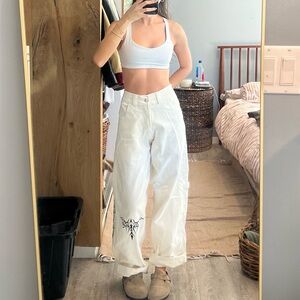 Vaneta 1996 White Corduroy Pants